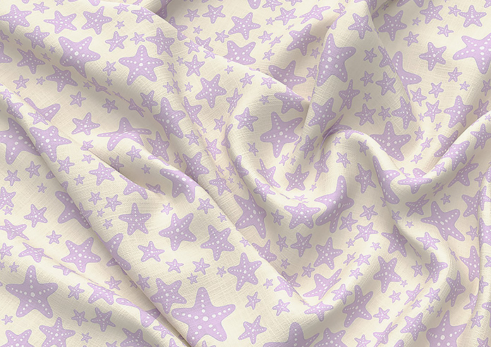 Whaley Great, Star Splash Mermaid - Twist&Fit Roman Blind - Image 4